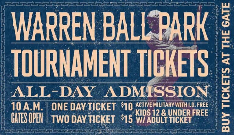 Friends of Warren Ballpark hosting Copper City Classic baseball tournament in Bisbee, AZ.